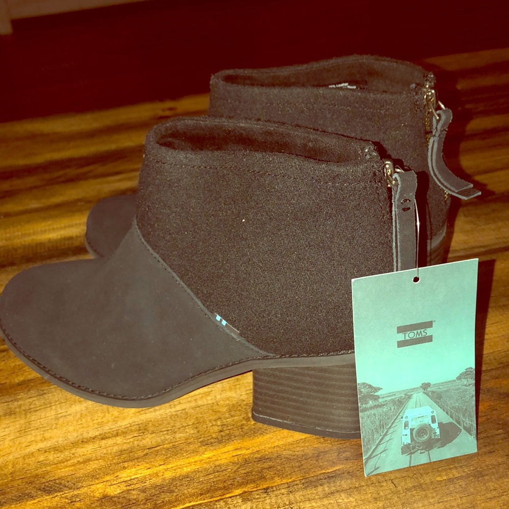 Tom’s Black Booties